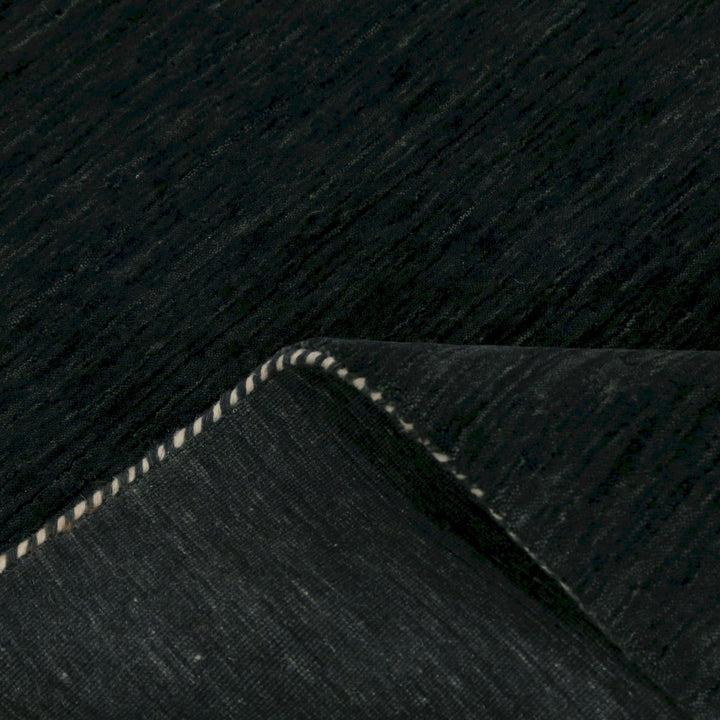 Contemporary Design Charcoal Hand Loomed Wool Area Rug - The Rug Decor