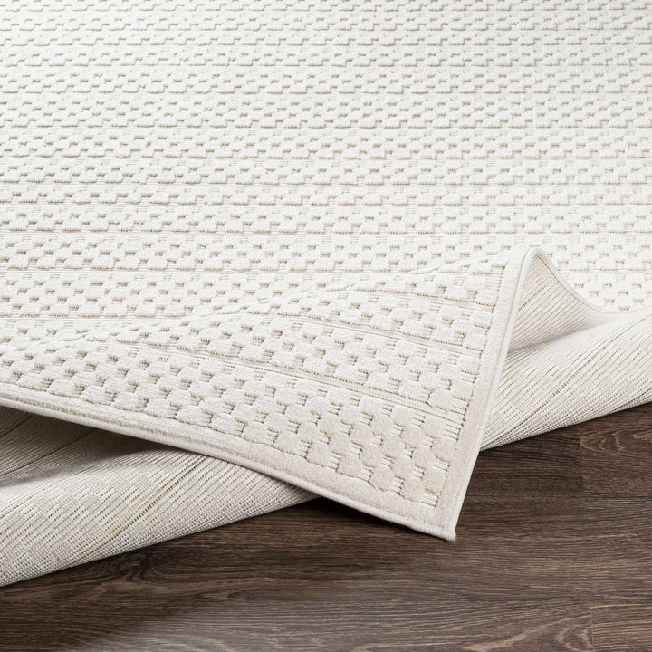 Contemporary Geometrical Ivory And Charcoal Rug - The Rug Decor