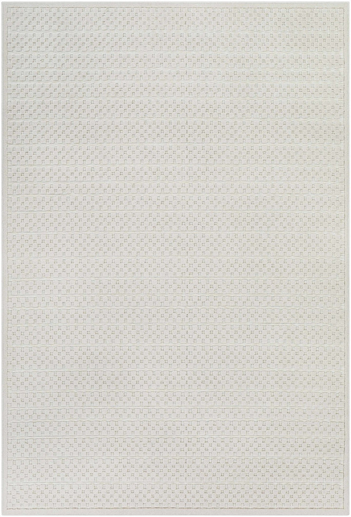 Contemporary Geometrical Ivory And Charcoal Rug - The Rug Decor