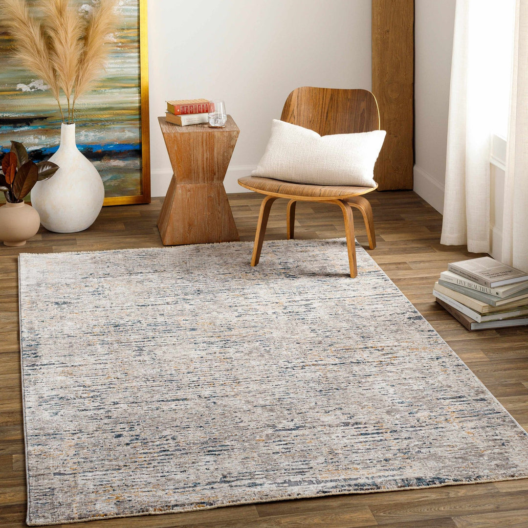 Contemporary Gray And Beige Rug - The Rug Decor