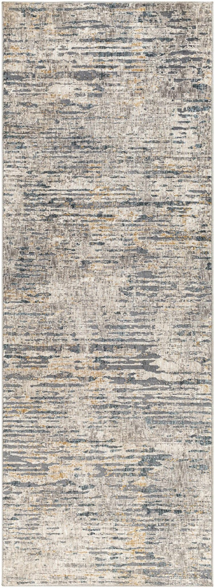 Contemporary Gray And Beige Rug - The Rug Decor