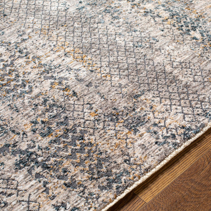 Contemporary Gray And Beige Rug - The Rug Decor