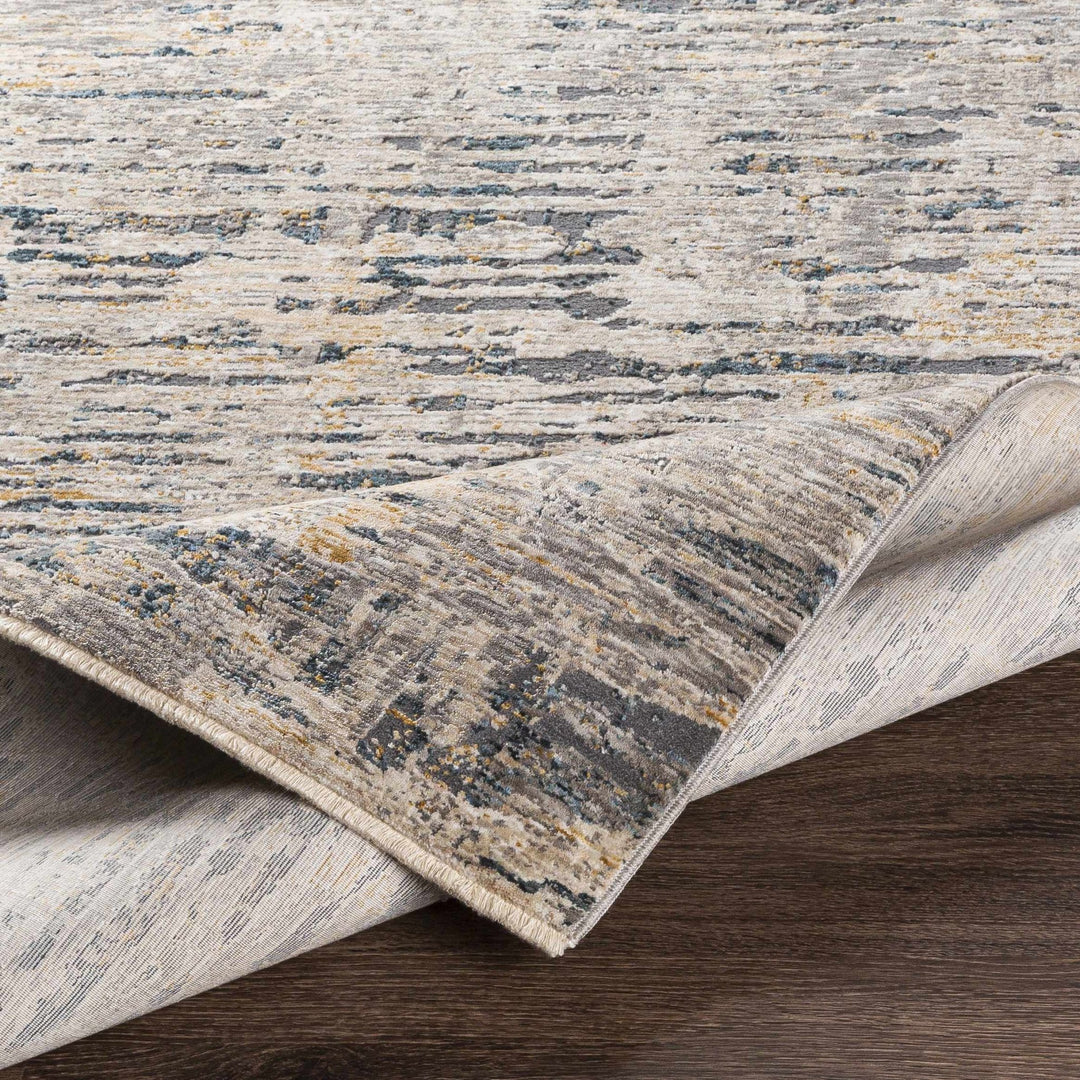 Contemporary Gray And Beige Rug - The Rug Decor
