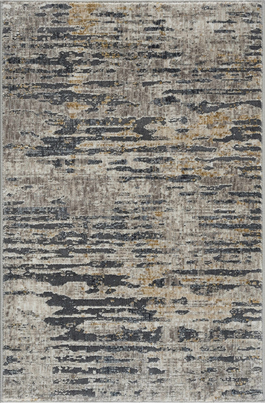 Contemporary Gray And Beige Rug - The Rug Decor
