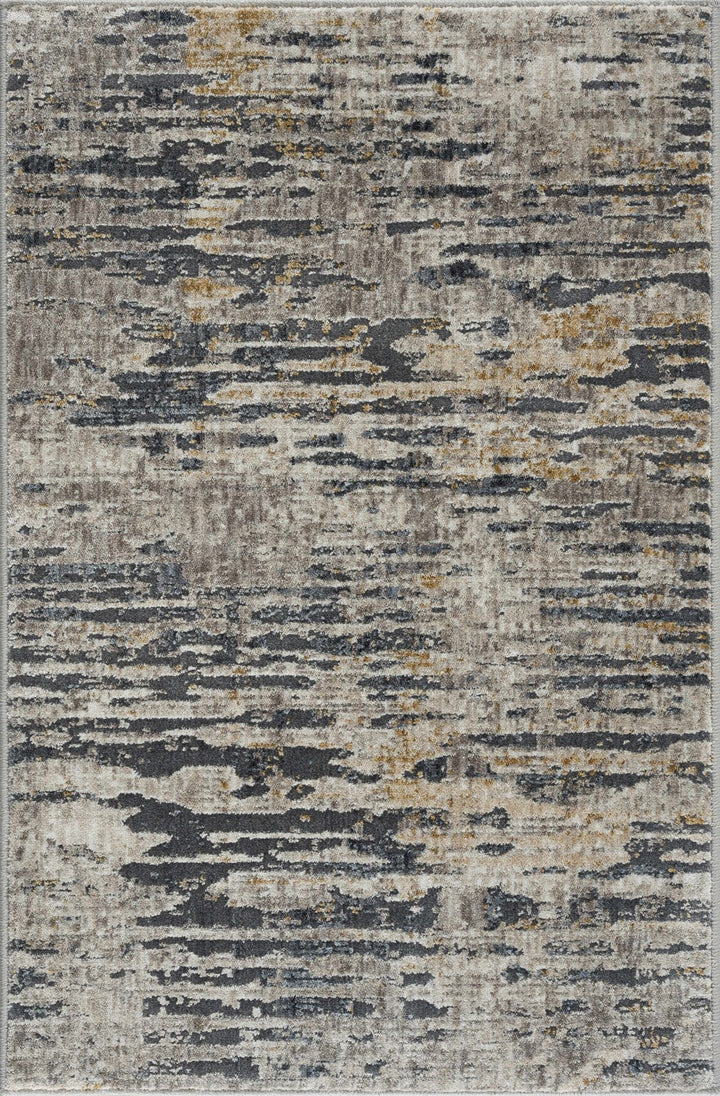 Contemporary Gray And Beige Rug - The Rug Decor