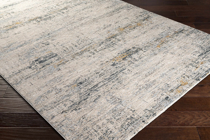 Contemporary Gray And Teal Abstract Design Rug - The Rug Decor