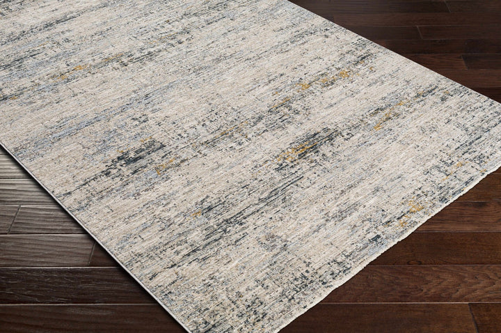 Contemporary Gray And Teal Abstract Design Rug - The Rug Decor