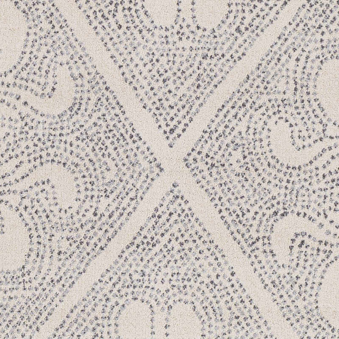 Contemporary Ivory and Charcoal Large Design Area Rug - The Rug Decor