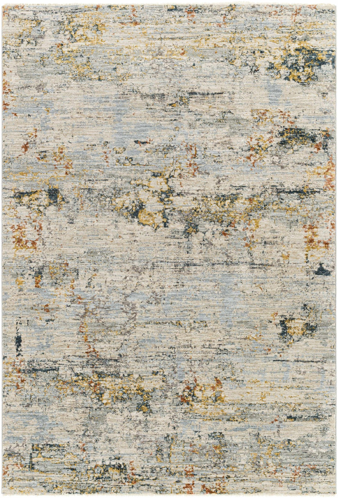 Senter Ivory Machine Rug Contemporary Ivory And Gray Machine Woven Rug – The Rug Decor