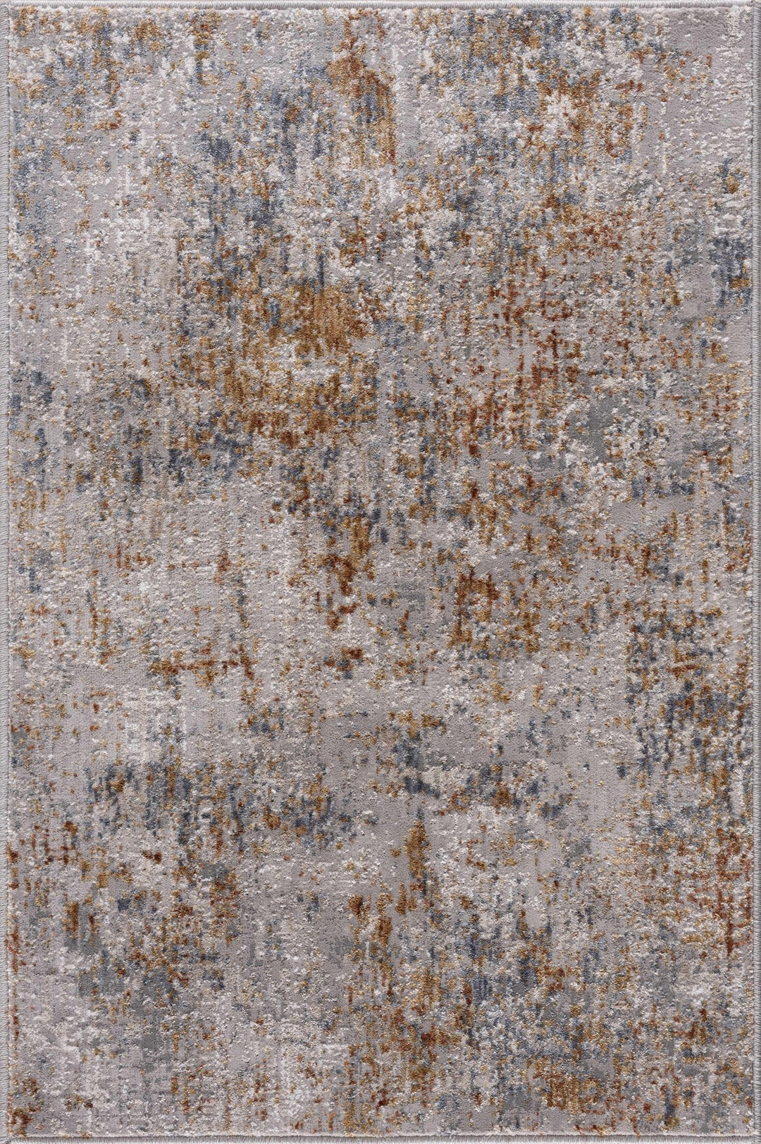 Contemporary Ivory And Mustard Machine Woven Area Rug - The Rug Decor