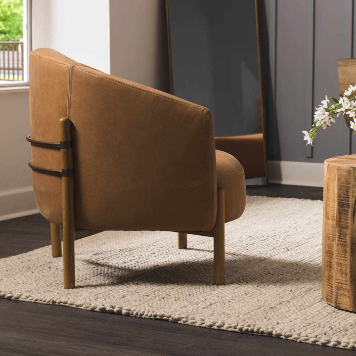 Contemporary Ivory Machine Woven Wool Rug - The Rug Decor