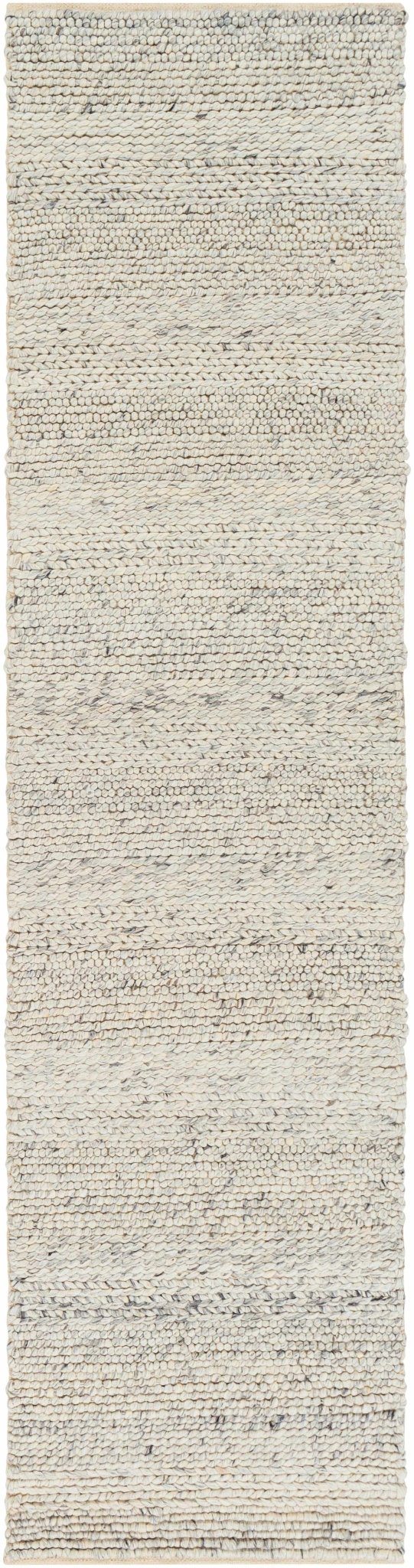 Contemporary Ivory Machine Woven Wool Rug - The Rug Decor