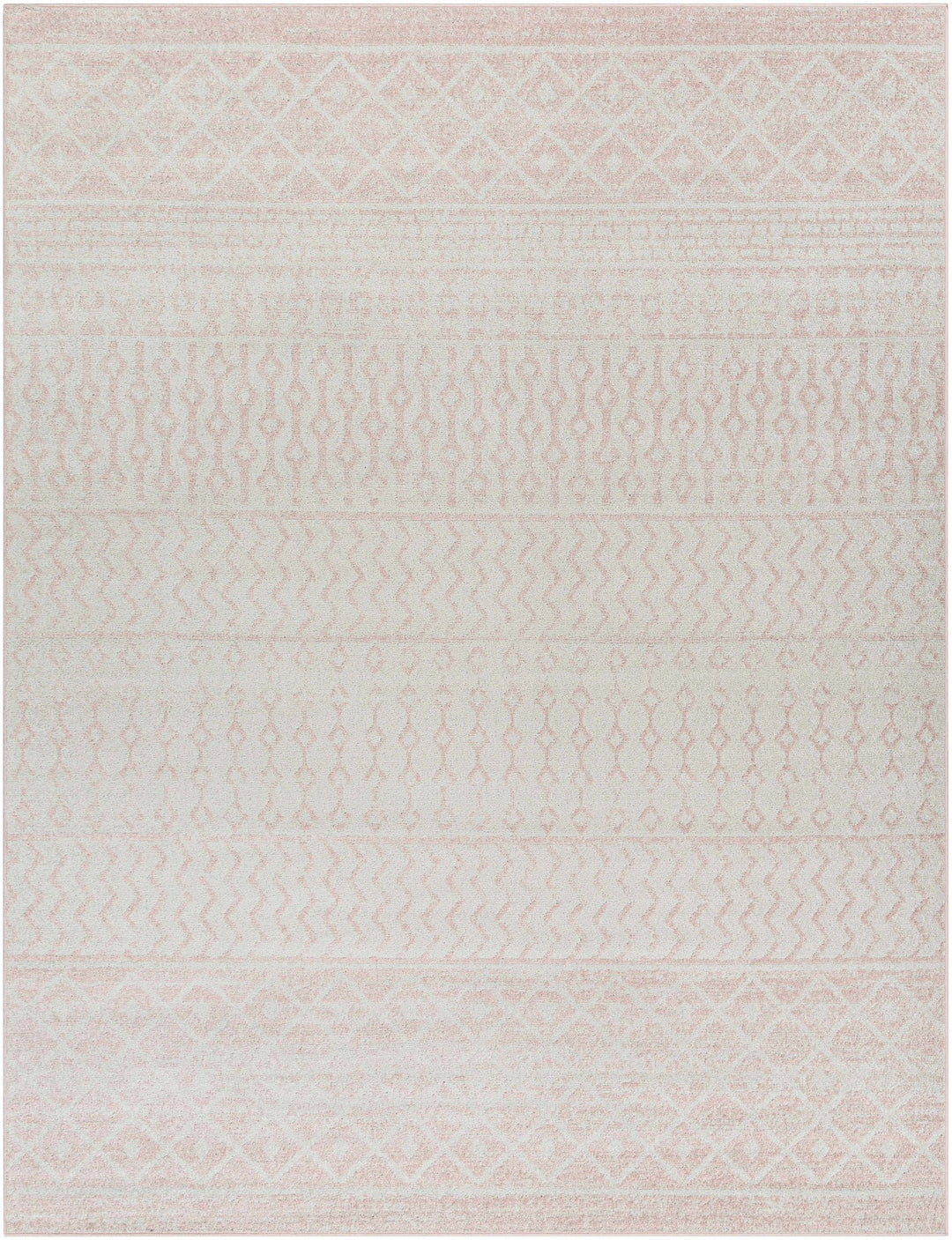 Contemporary Mondern look Ivory and Peach area rug - The Rug Decor