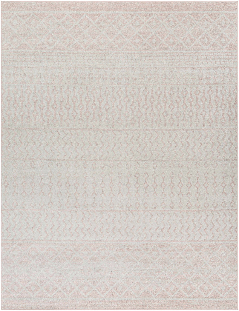 Contemporary Mondern look Ivory and Peach area rug - The Rug Decor