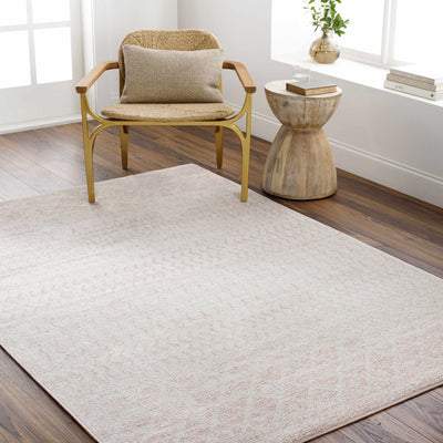 Contemporary Mondern look Ivory and Peach area rug - The Rug Decor