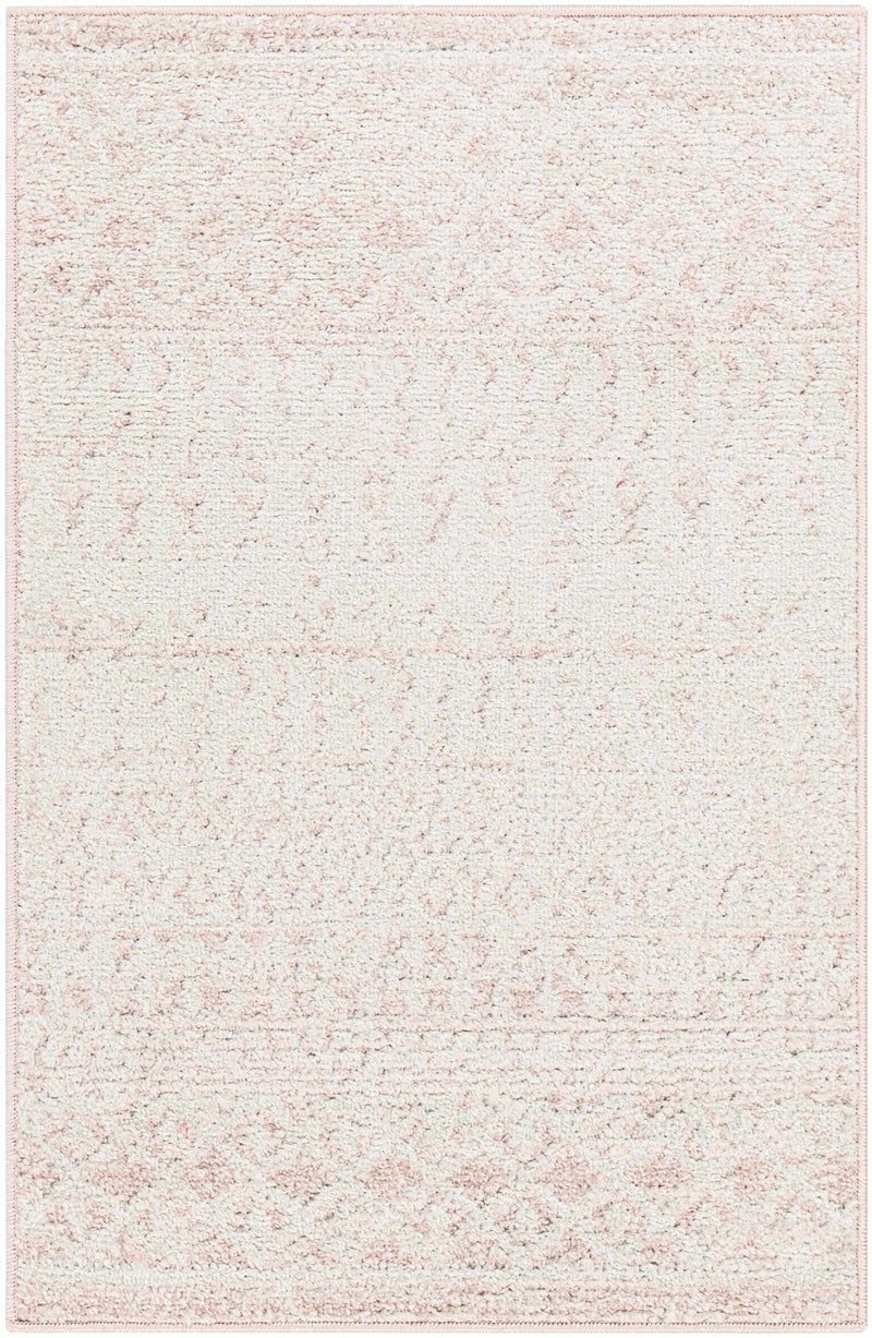 Contemporary Mondern look Ivory and Peach area rug - The Rug Decor