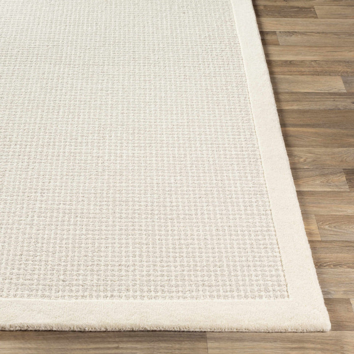 Contemporary Pattern Cream And Gray Hand Tufted Wool Rug - The Rug Decor