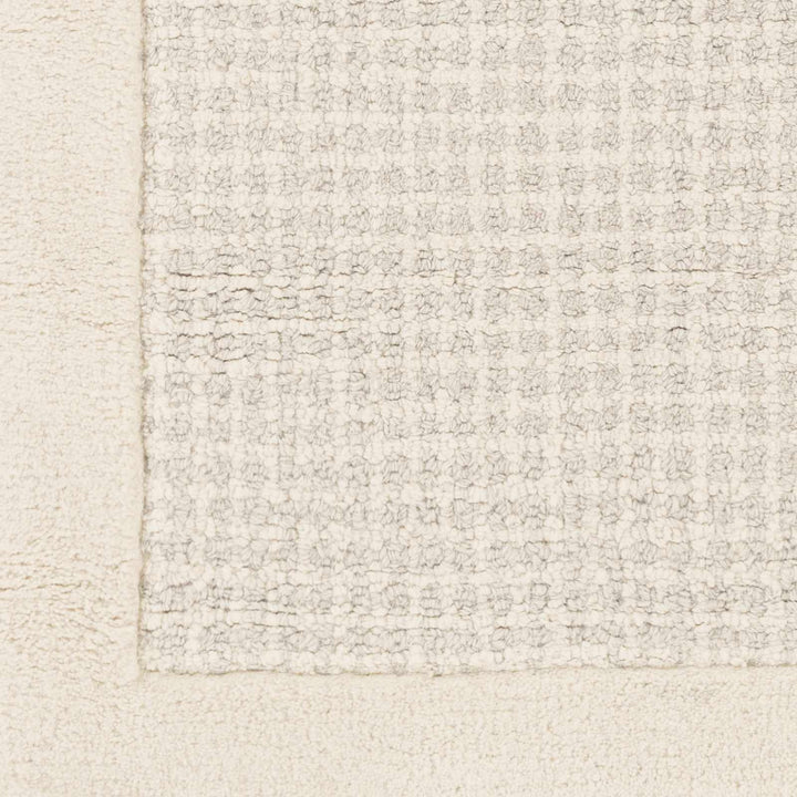 Contemporary Pattern Cream And Gray Hand Tufted Wool Rug - The Rug Decor