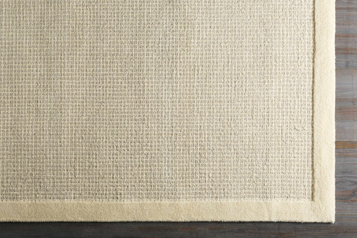 Contemporary Pattern Cream And Gray Hand Tufted Wool Rug - The Rug Decor