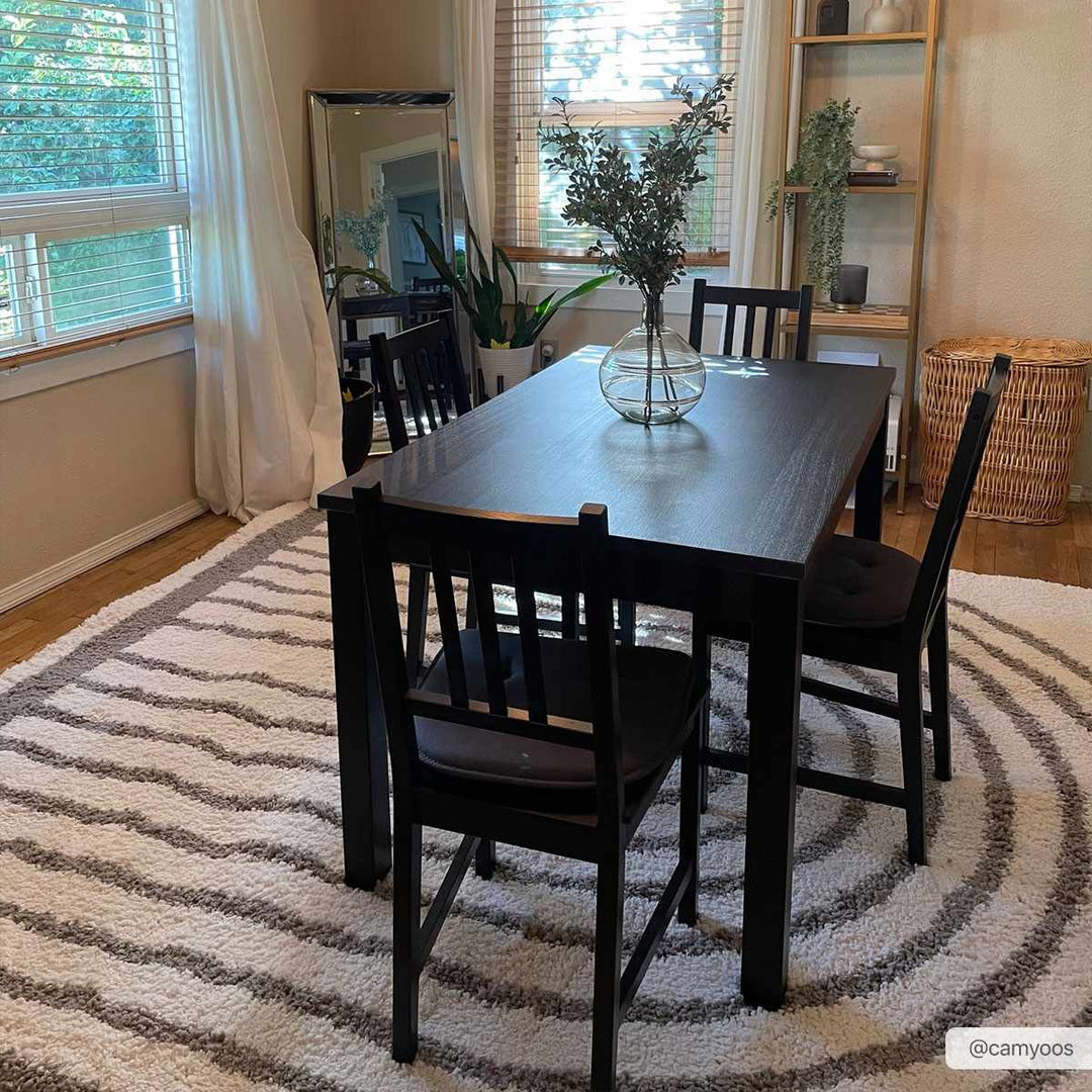 Contemporary Style Beige And Taupe Area Rug - The Rug Decor