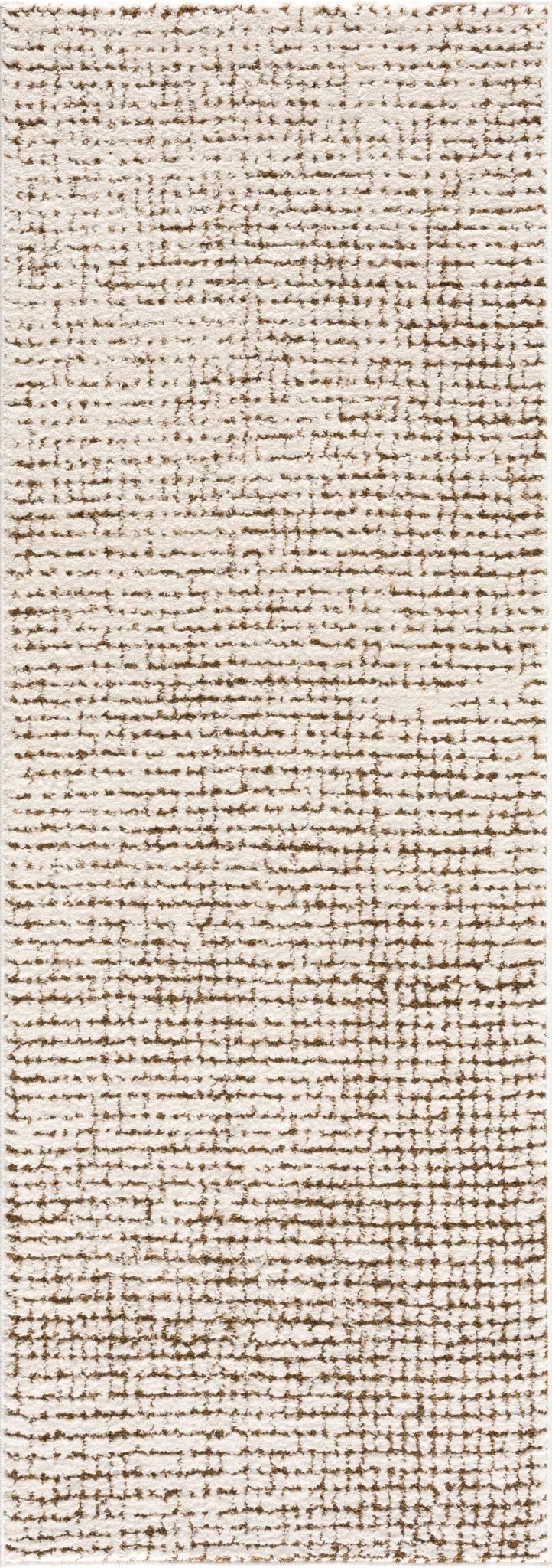 Contemporary Style Beige & Brown Area Rug - The Rug Decor