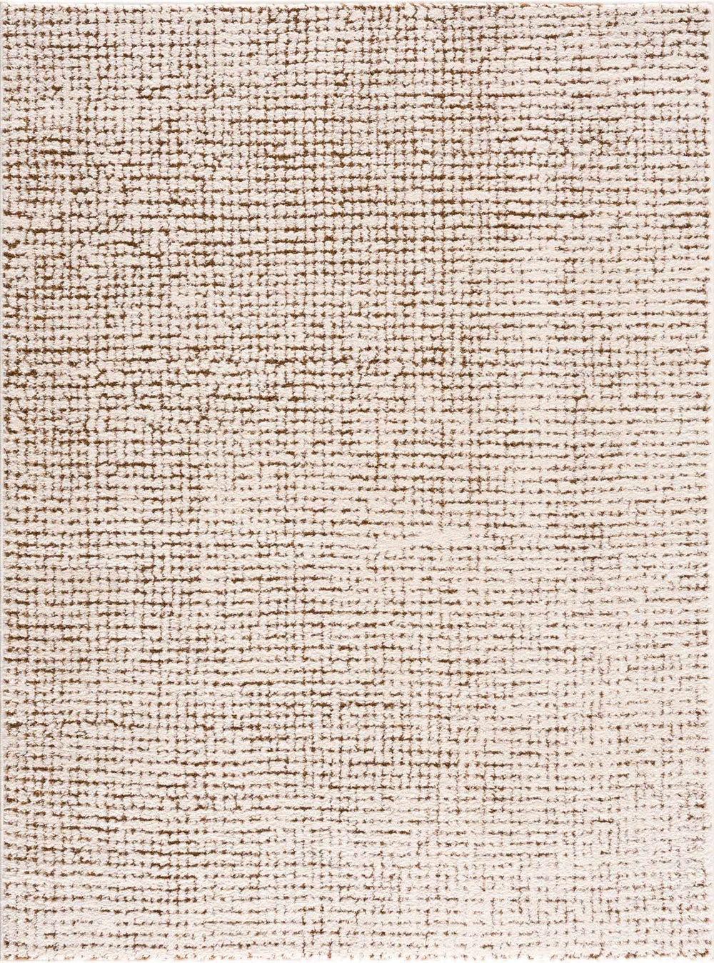 Contemporary Style Beige & Brown Area Rug - The Rug Decor