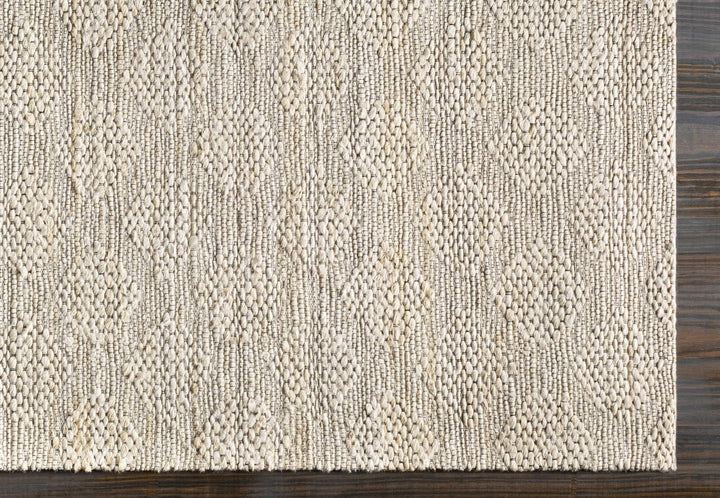 Contemporary Style Beige Hand - Woven Jute Rug - The Rug Decor