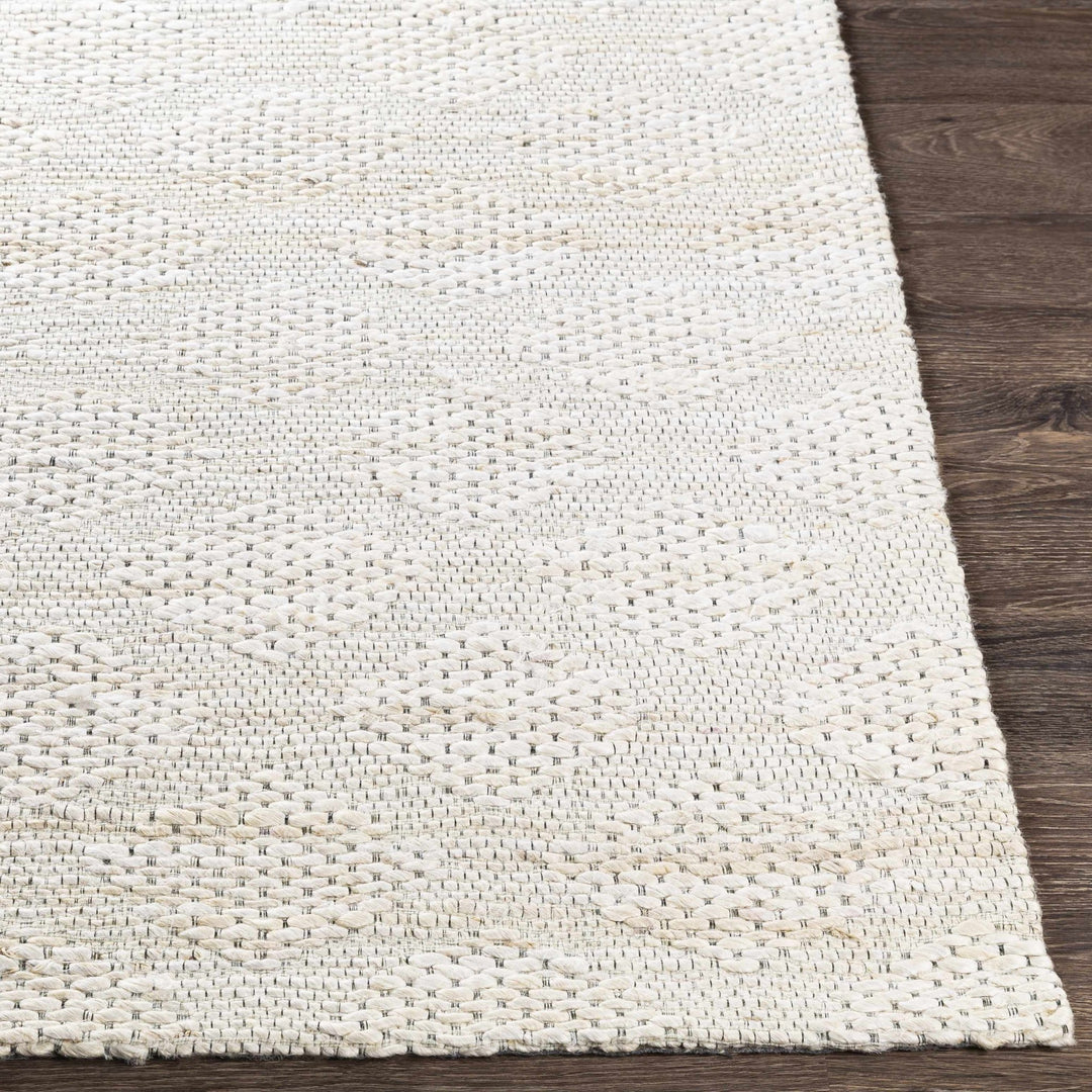 Contemporary Style Beige Hand - Woven Jute Rug - The Rug Decor