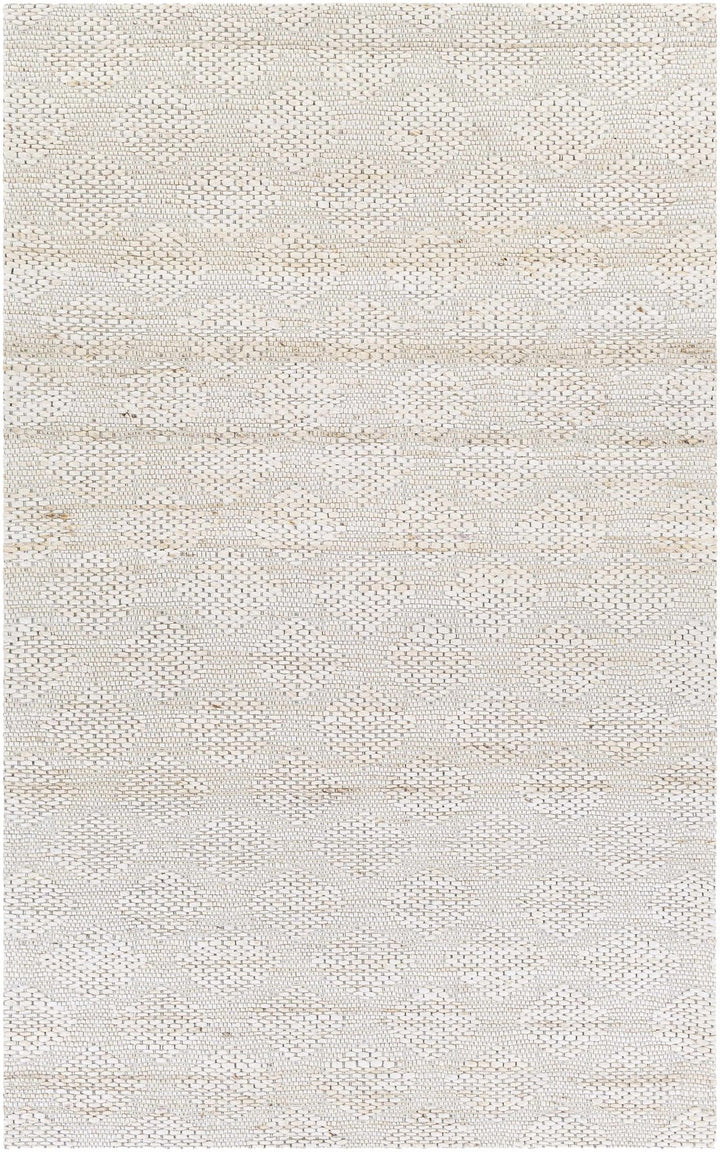 Contemporary Style Beige Hand - Woven Jute Rug - The Rug Decor
