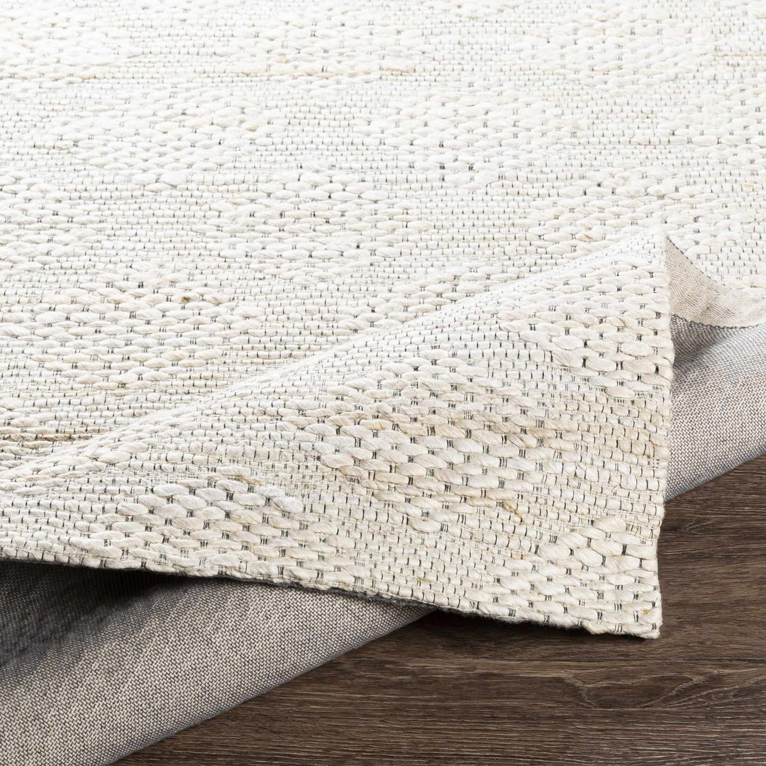Contemporary Style Beige Hand - Woven Jute Rug - The Rug Decor