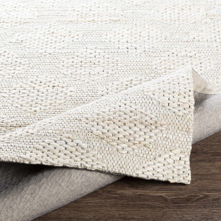 Contemporary Style Beige Hand - Woven Jute Rug - The Rug Decor