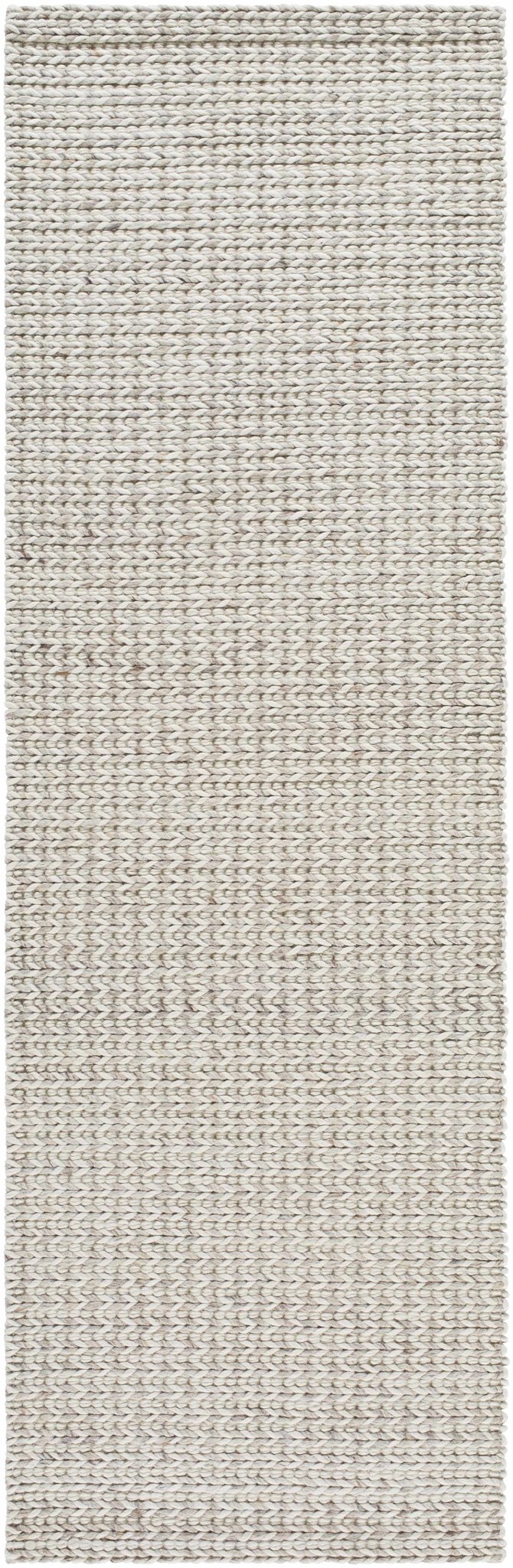 Contemporary Style Beige Hand Woven Wool Area Rug - The Rug Decor