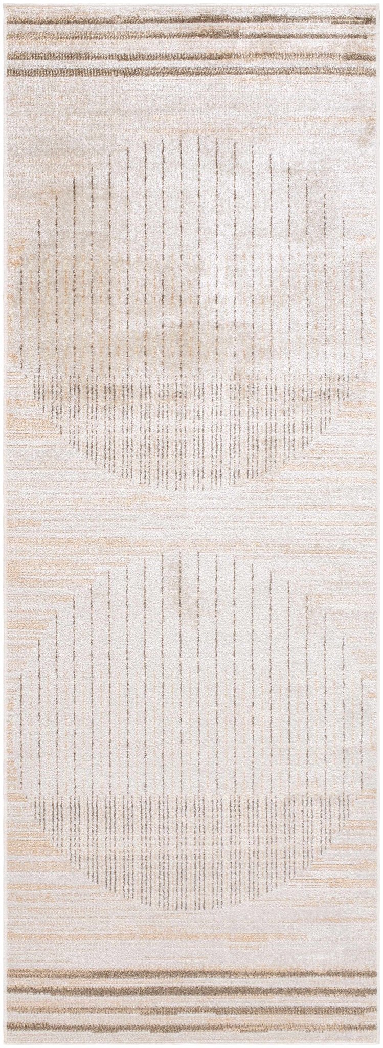 Contemporary Style Beige Washable Area Rug - The Rug Decor