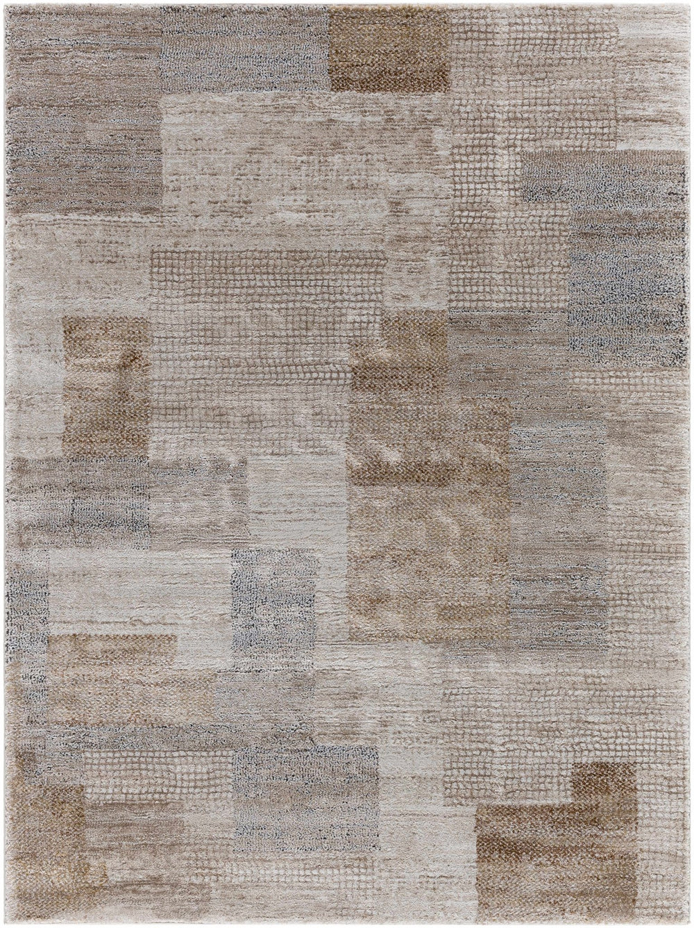 Contemporary Style Brown Machine Woven Area Rug - The Rug Decor