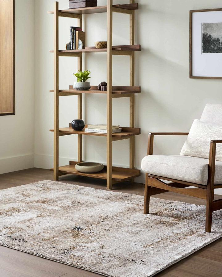 Contemporary Style Brown Machine Woven Area Rug - The Rug Decor