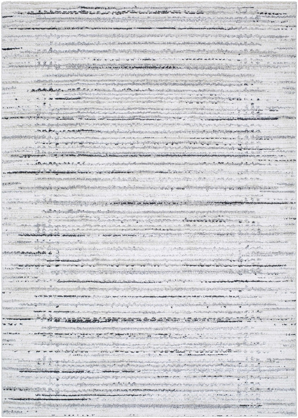 Contemporary Style Cream And White modern Rug - The Rug Decor