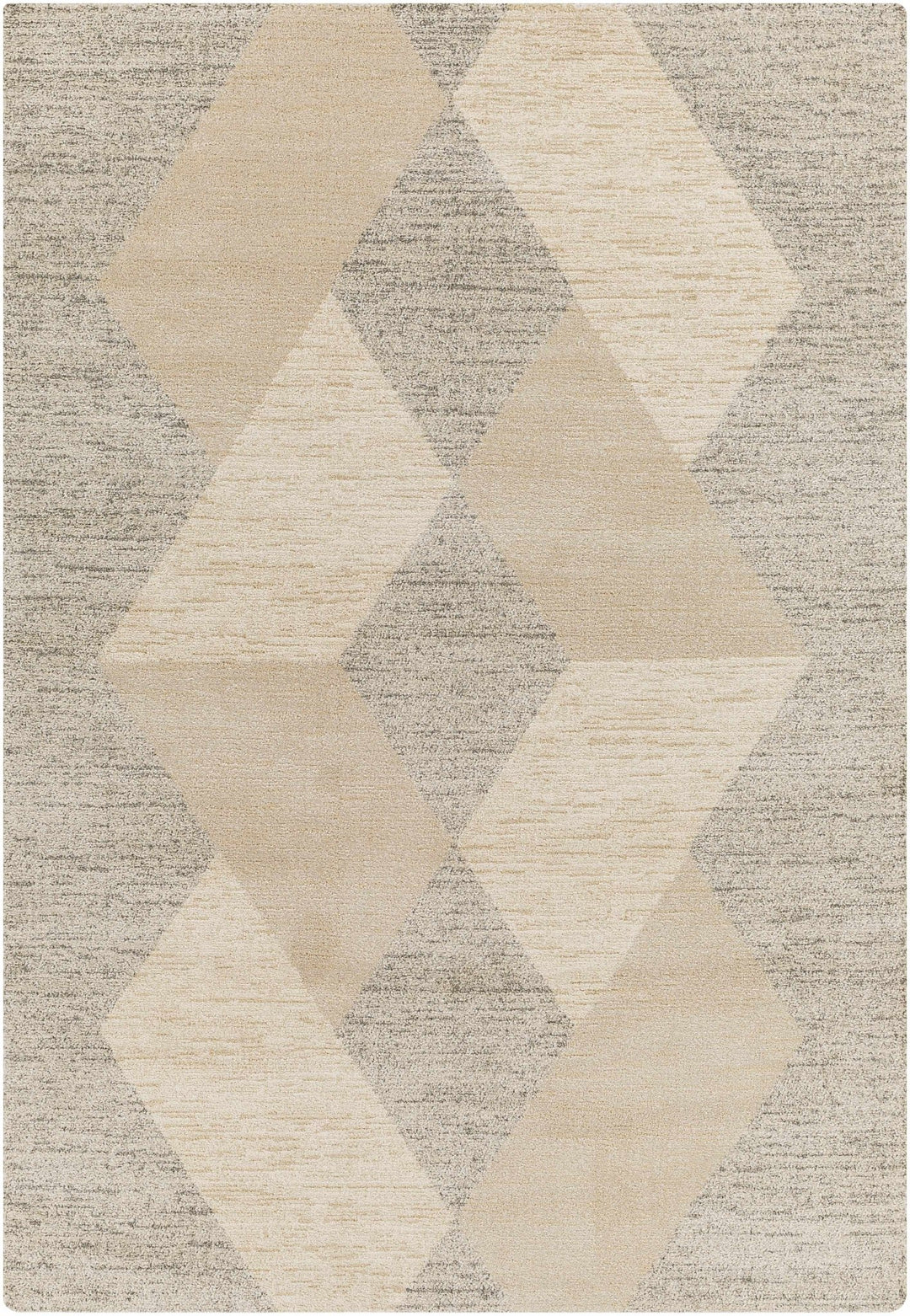 Contemporary Style Ivory Machine Woven Rug - The Rug Decor