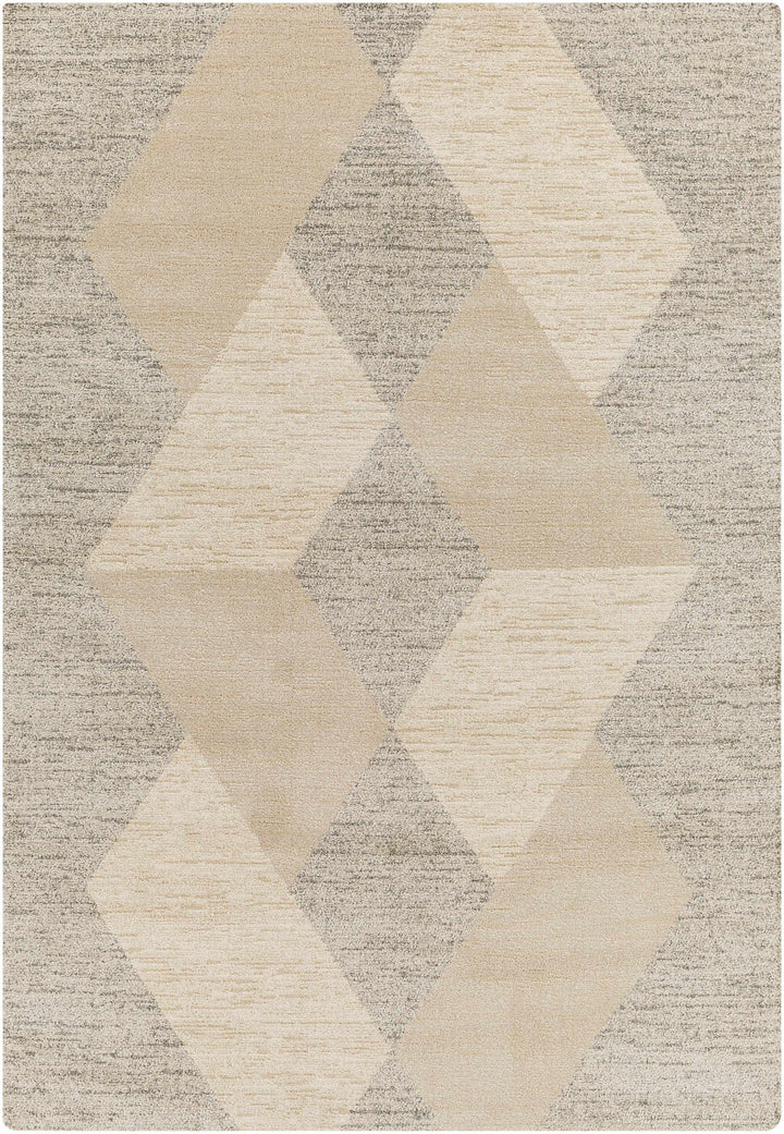 Contemporary Style Ivory Machine Woven Rug - The Rug Decor