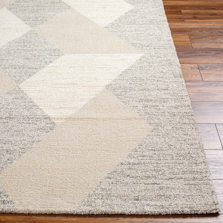 Contemporary Style Ivory Machine Woven Rug - The Rug Decor