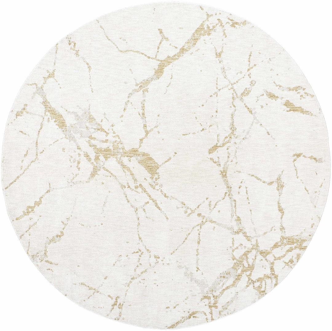 Contemporary Style Ivory Machine Woven Rug - The Rug Decor