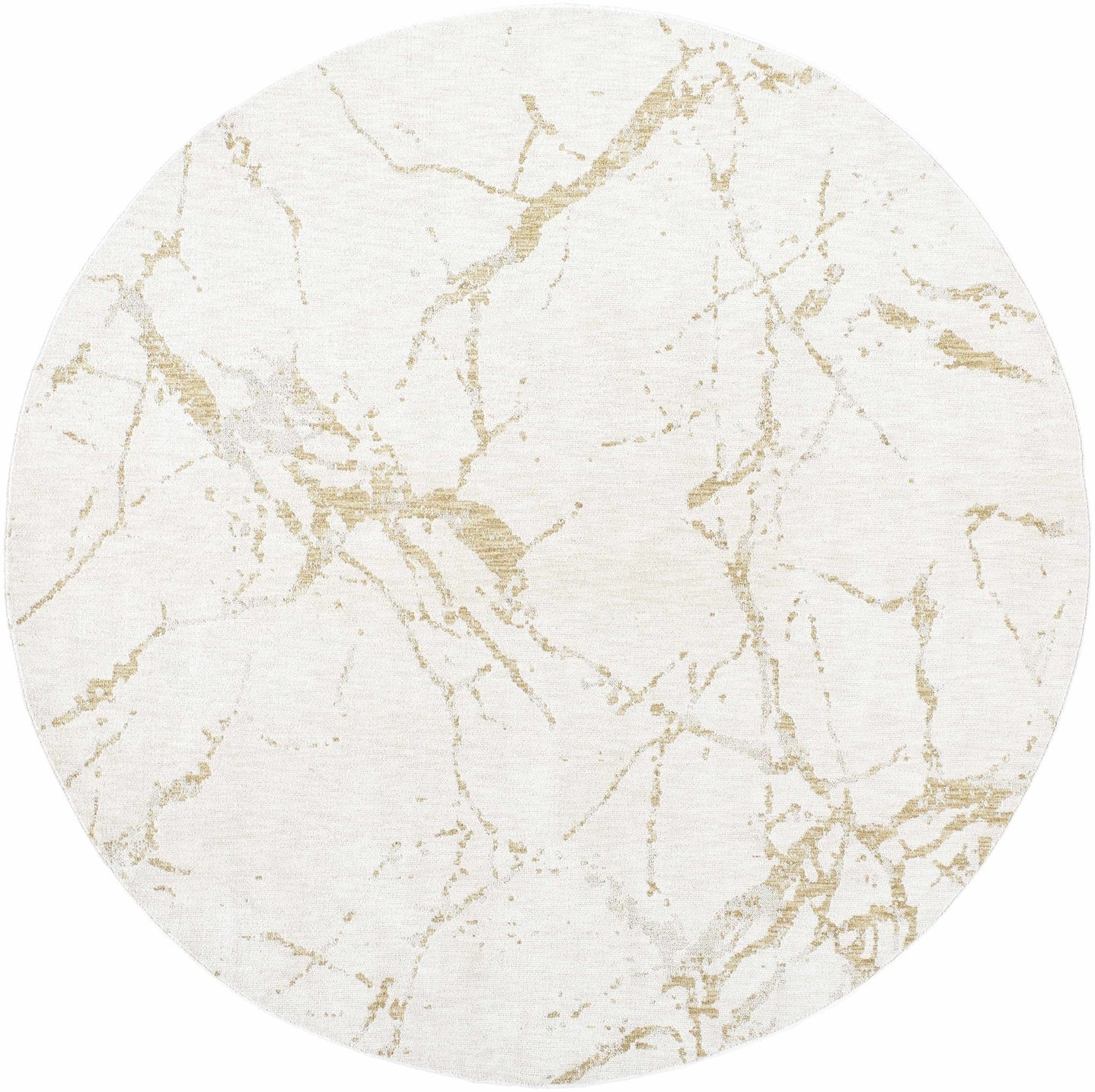 Contemporary Style Ivory Machine Woven Rug - The Rug Decor