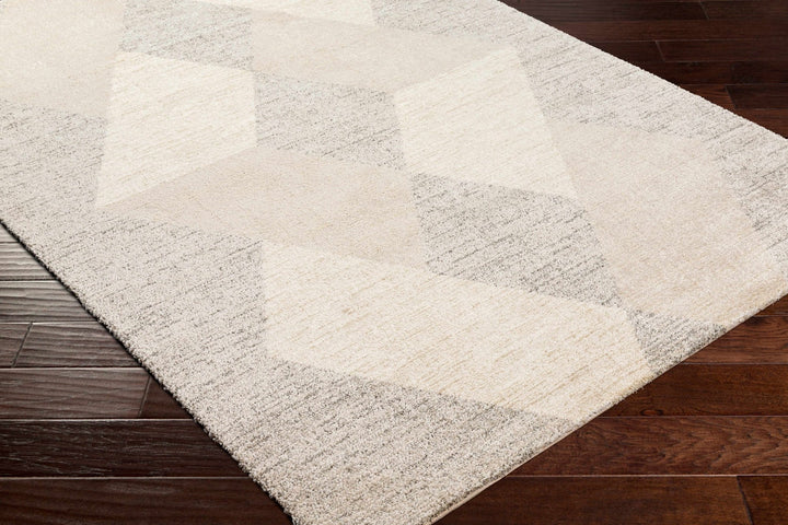 Contemporary Style Ivory Machine Woven Rug - The Rug Decor