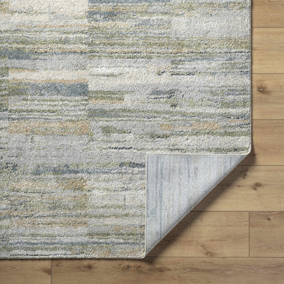 Contemporary Style Olive Machine Woven Rug - The Rug Decor