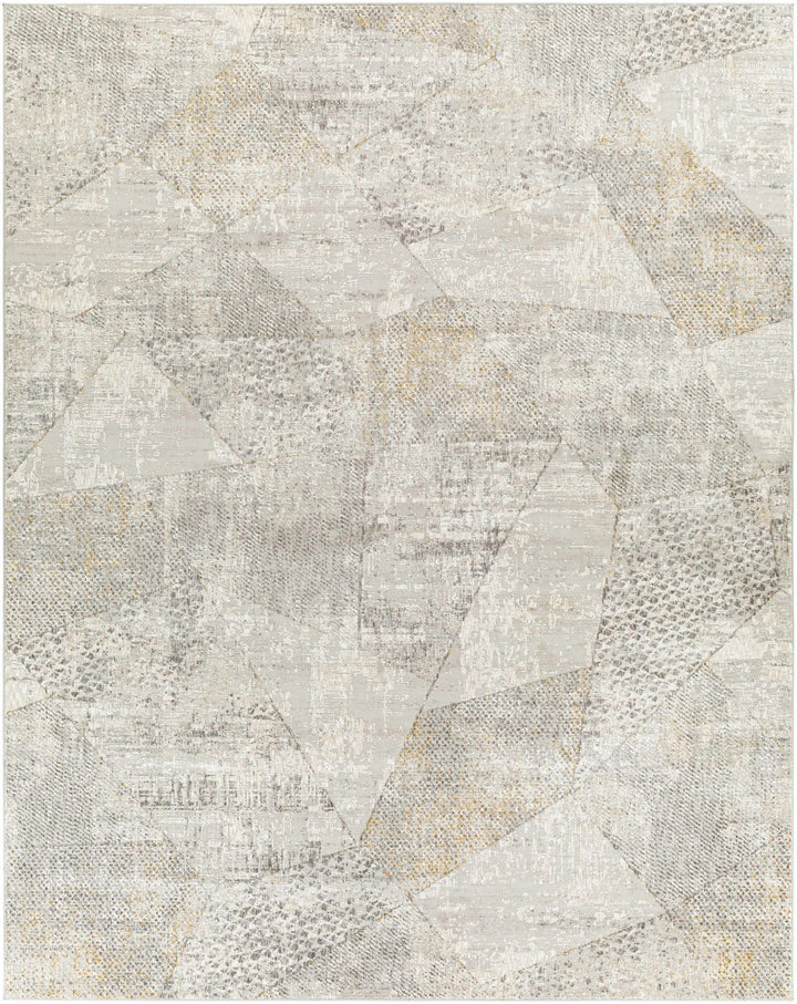 Contemporary Style Taupe Machine Woven Area Rug - The Rug Decor