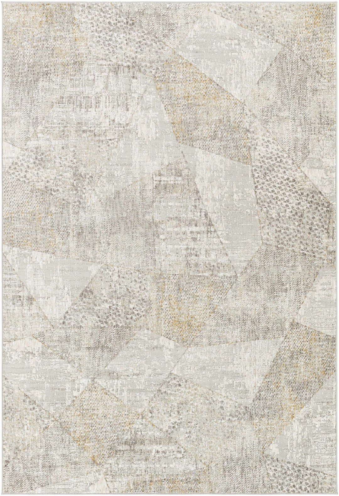 Contemporary Style Taupe Machine Woven Area Rug - The Rug Decor
