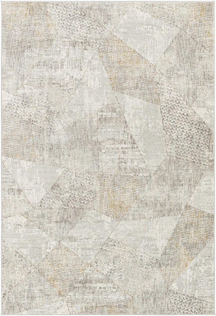Contemporary Style Taupe Machine Woven Area Rug - The Rug Decor
