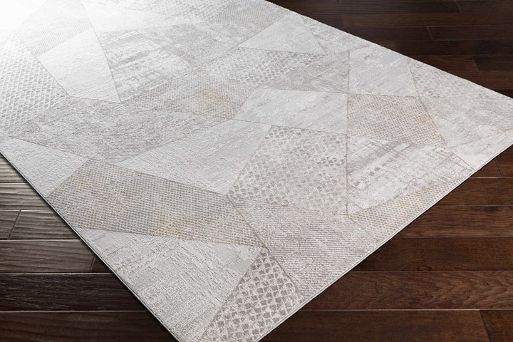 Contemporary Style Taupe Machine Woven Area Rug - The Rug Decor
