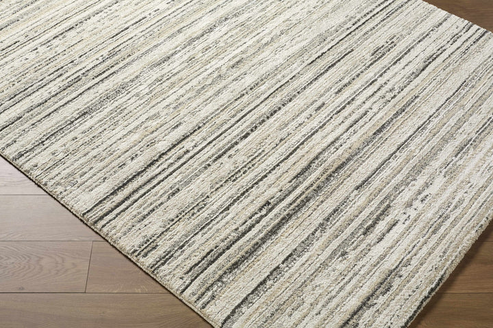 Contemporary Style White And Cream Woven Rug - The Rug Decor