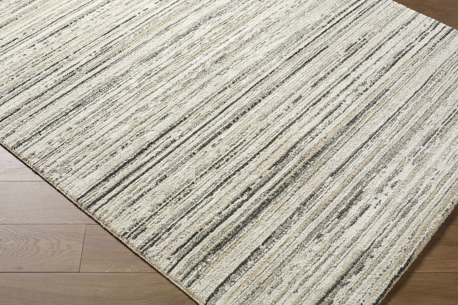 Contemporary Style White And Cream Woven Rug - The Rug Decor