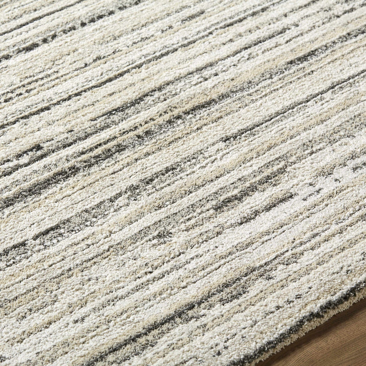 Contemporary Style White And Cream Woven Rug - The Rug Decor